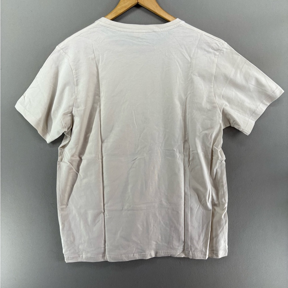 NWT Typographia Unisex Tshirt Cool Ride Cotton Large Beige Retro Vacation Moncat - Picture 6 of 8